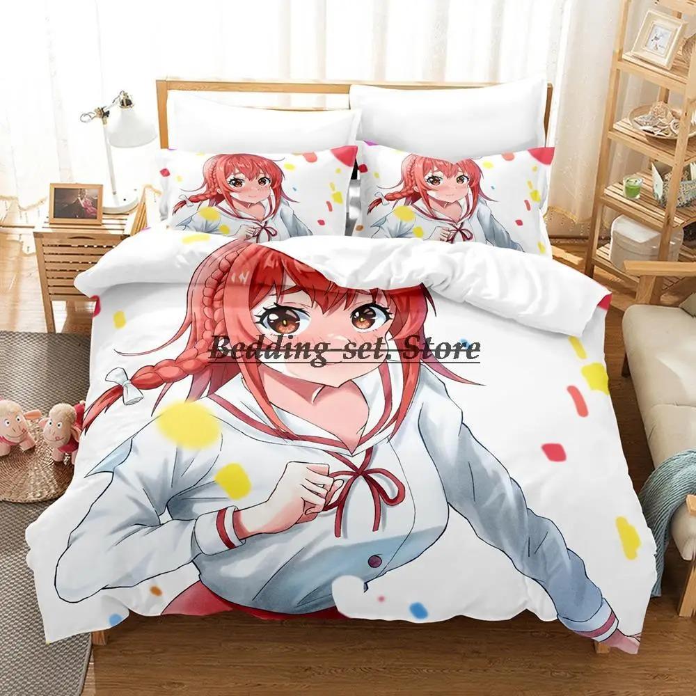 Comfortable Anime Print Bedding Set With Duvet Cover And Pillowcases Single Twin Full Queen King Sizes For All Ages