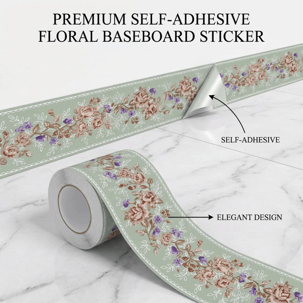 5 Meter Skirting Line Self Adhesive Wall Sticker DIY Wall Base  Bedroom