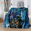 Cartoon T-Transformers Autobots Soft Flannel Blanket for Beds Bedroom Sofa Picnic,Throw Blanket for Cover Outdoor Leisure Gift