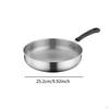 Camping Frying Pan Deep Fry Non Stick Stainless Steel Skillet for Fishing RV