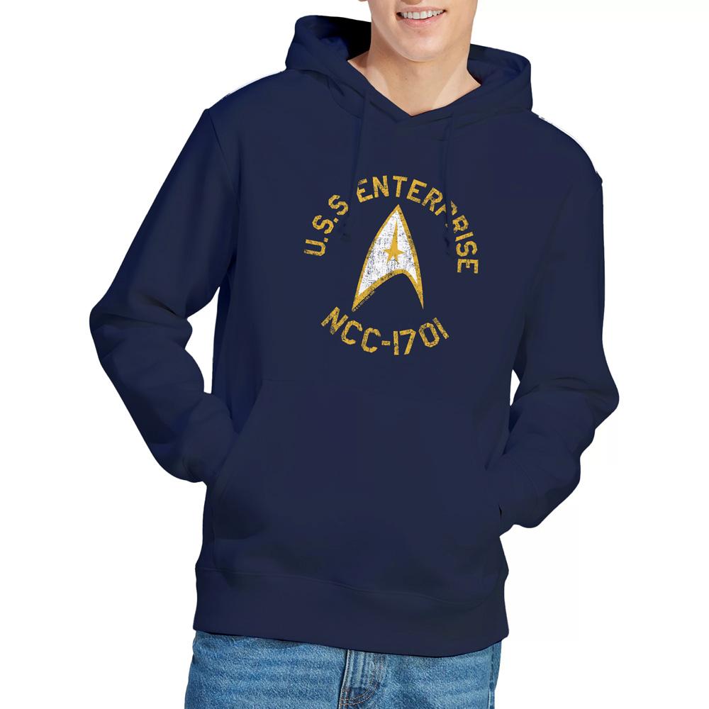 Star Trek Mens Collegiate Hoodie