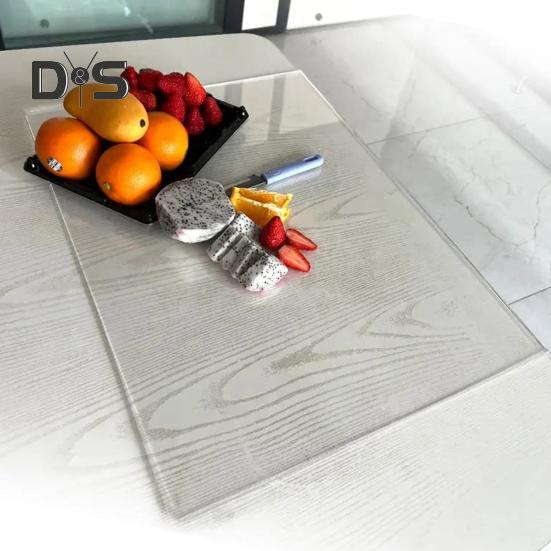 Acrylic Cutting Board Non-Slip Durable Transparent Kitchen Counter Protector Cutting Board Home Accessories