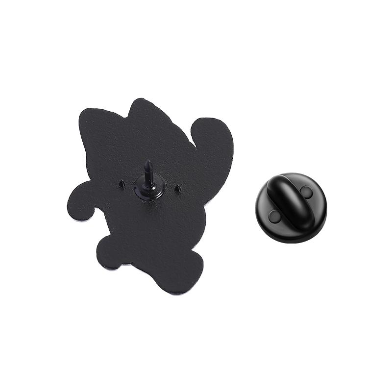 Cute Lucky Cat Enamel Pins Custom Cat Running Exercise Brooches Lapel Badges Clothes Animal Jewelry Gift for Kids Friends