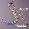 Cat Toys Plush Tassel Interactive Cat Toy Feather Cats Stick Teaser Long Handle Stick Toys for Cats Teasing Kitten Toy with Bell