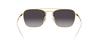 Black on Size 55 Ray-Ban Sunglasses, Gold, Japan, (Free Size)