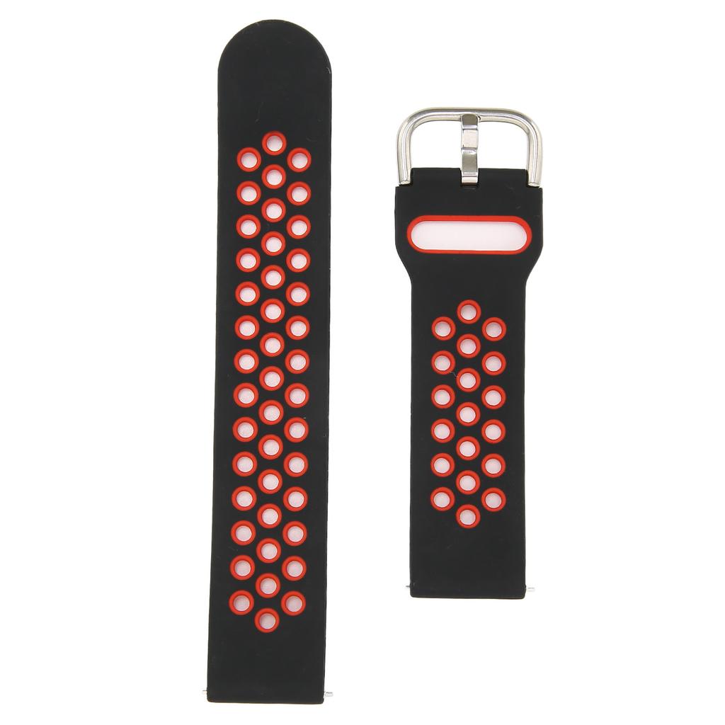 20mm Soft Silicone Watch Band Strap Wristband Replacement with Holes for GTS 3