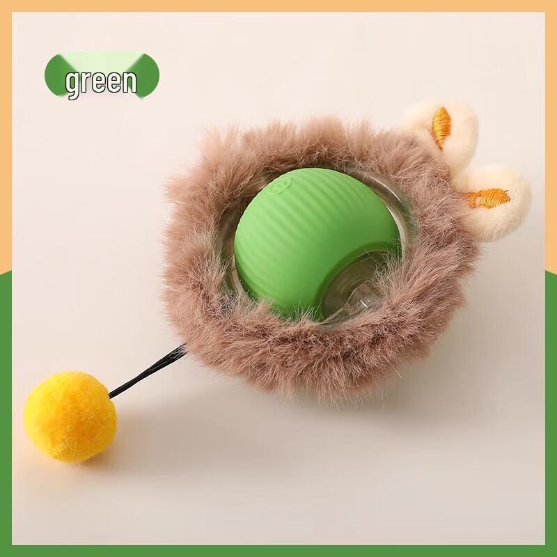 Upgraded Electric Plush Pet Toy Ball
