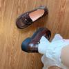 Kitten pattern new Potter College original l versatile sailor uniform student single shoes leather shoes