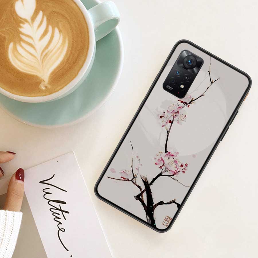 Cherry Blossom Tree Phone Case For Xiaomi Redmi Note 12 Plus 12S 11 11T Pro 5G 11E 11S 4G 10 10S 9 9S 9T 8 8T 7 Cover Shell Coqu