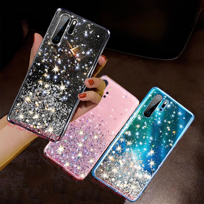 Bling Soft Glitzer Hülle für Samsung Galaxy A51 A71 A50 A70 A30 A40 A20 A10 S20 S10 S9 S8 Note10 Plus