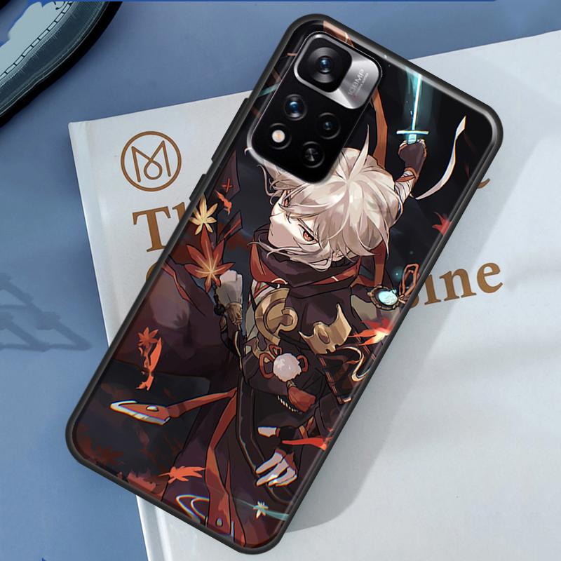 

Cool Genshin Impact Kaedehara Kazuha Case For Xiaomi Redmi 13C 10C 12C 14C Redmi Note 14 13 Pro 12 11 9 10 9S 10S 11S 12S Cover Redmi Note 13 Pro 4G