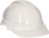Adjustable Construction Helmet with Chin Strap - White - Kotarbau