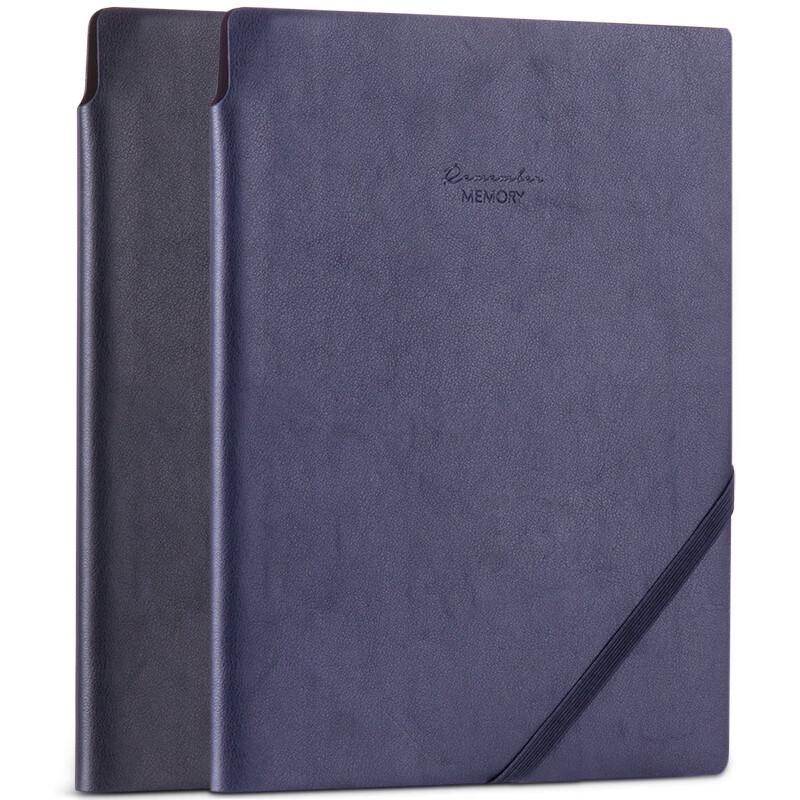 Deli Business Leather Notebook with Pen Holder