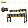 Zhongjing 140kg Fixed Dumbbell Set with Rack