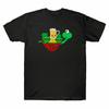 Down Upside Tshirt Turtle Drinking Sleeve Unisexs Funny Cotton Short Gift Beer