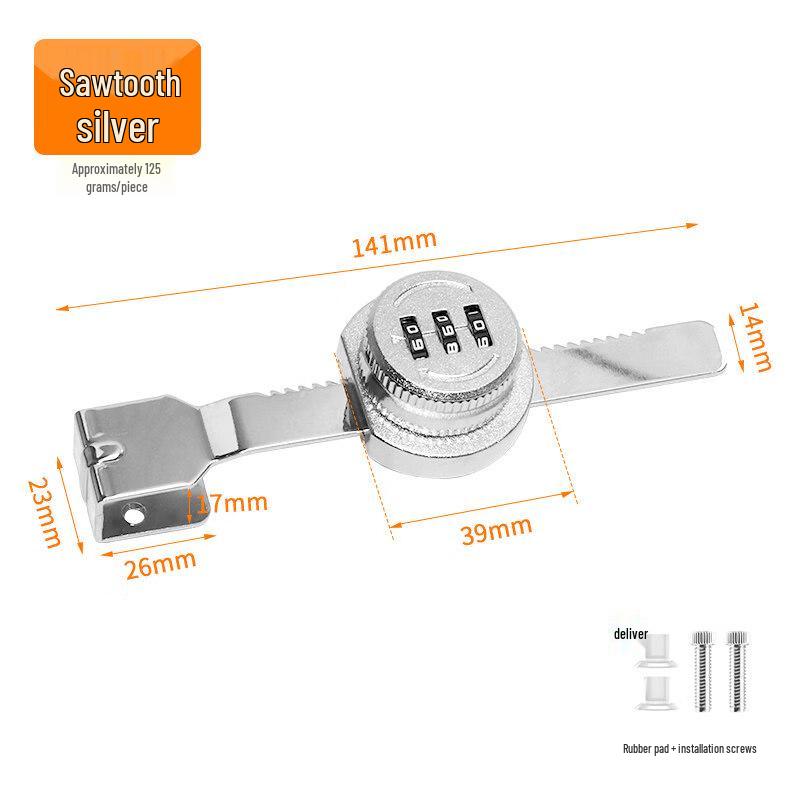 Rongyu Zinc Alloy Sliding Glass Door Password Lock