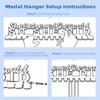 Wall Mount So She Did Medal Hanger Ironwork Ribbon Wall Rack Upgrade Awards Frame  Storage