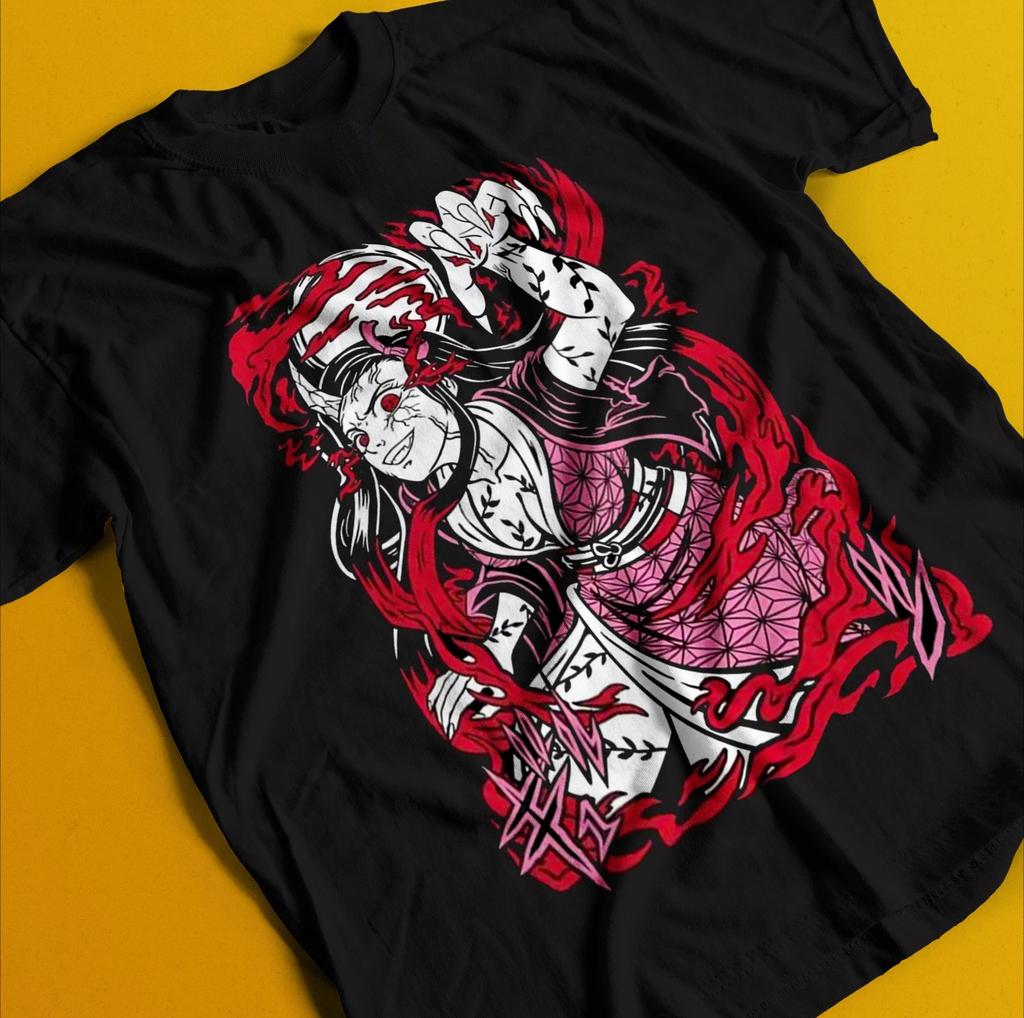 Japanese Devil Killer Shirt Nezuko T-shirt Tanjiro T-shirt Summer New Men's and Women's Streetwear
