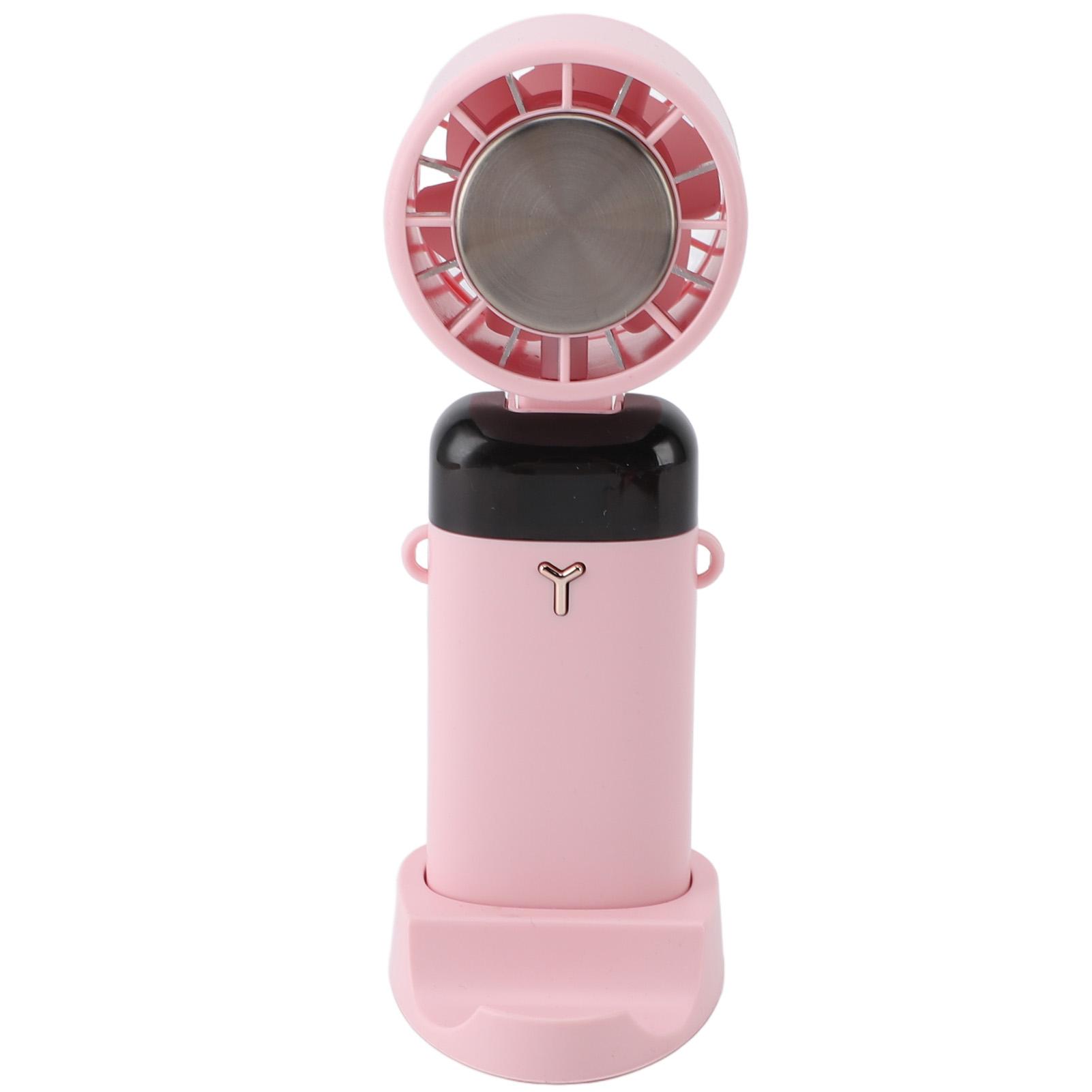 

Handheld Fan Foldable Quiet Neck Hanging Desktop Handheld Cooling Fan with Digital Display for Indoor Outdoor