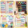 Motivational Bulletin Board Decorations for Classroom Let's Work Together Wall piration Door Decor Colorful Pencil Cutouts for Back to School
