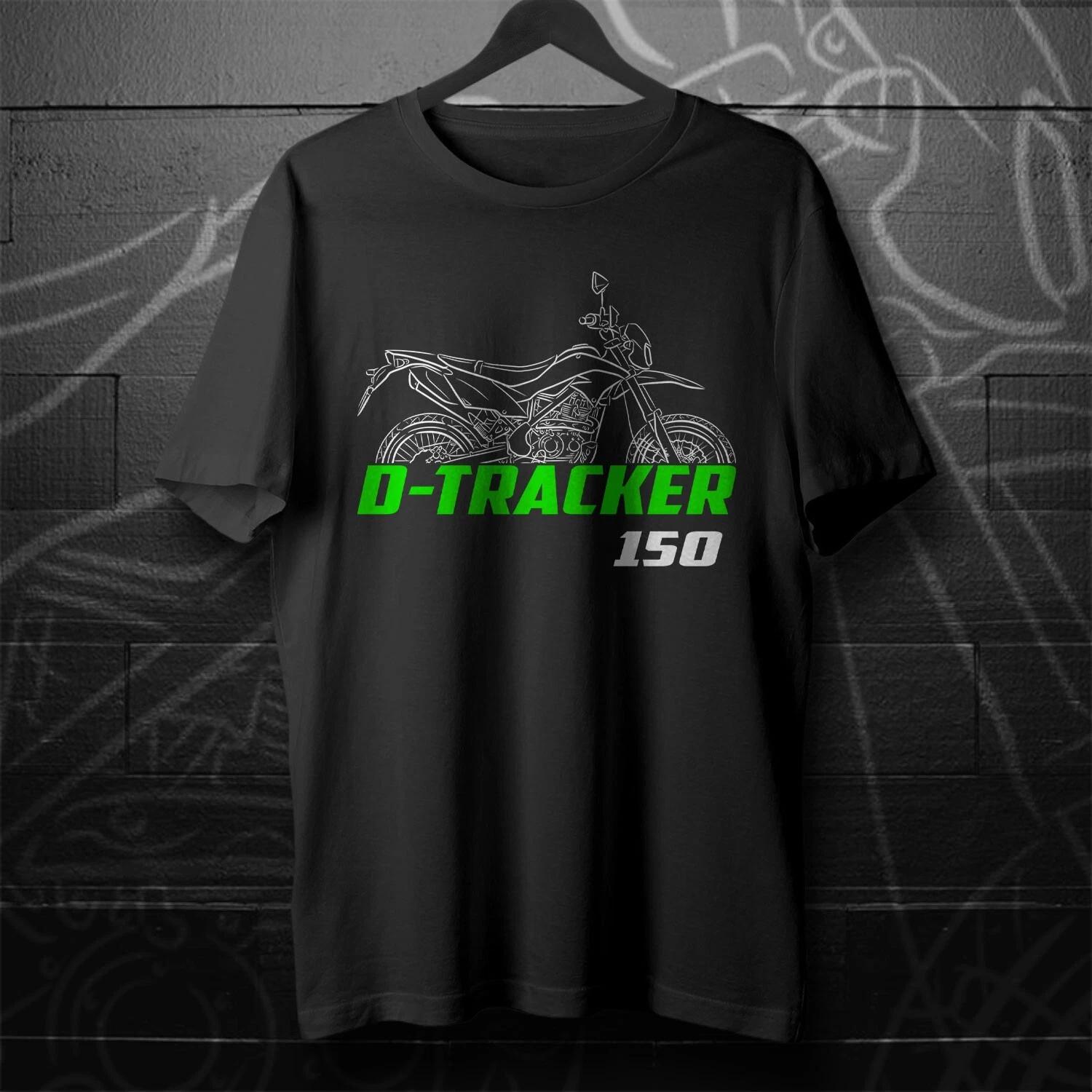 

Black men s and women s T-shirt For Kawasaki D-Tracker 150 2013-2022- Motorcycle M