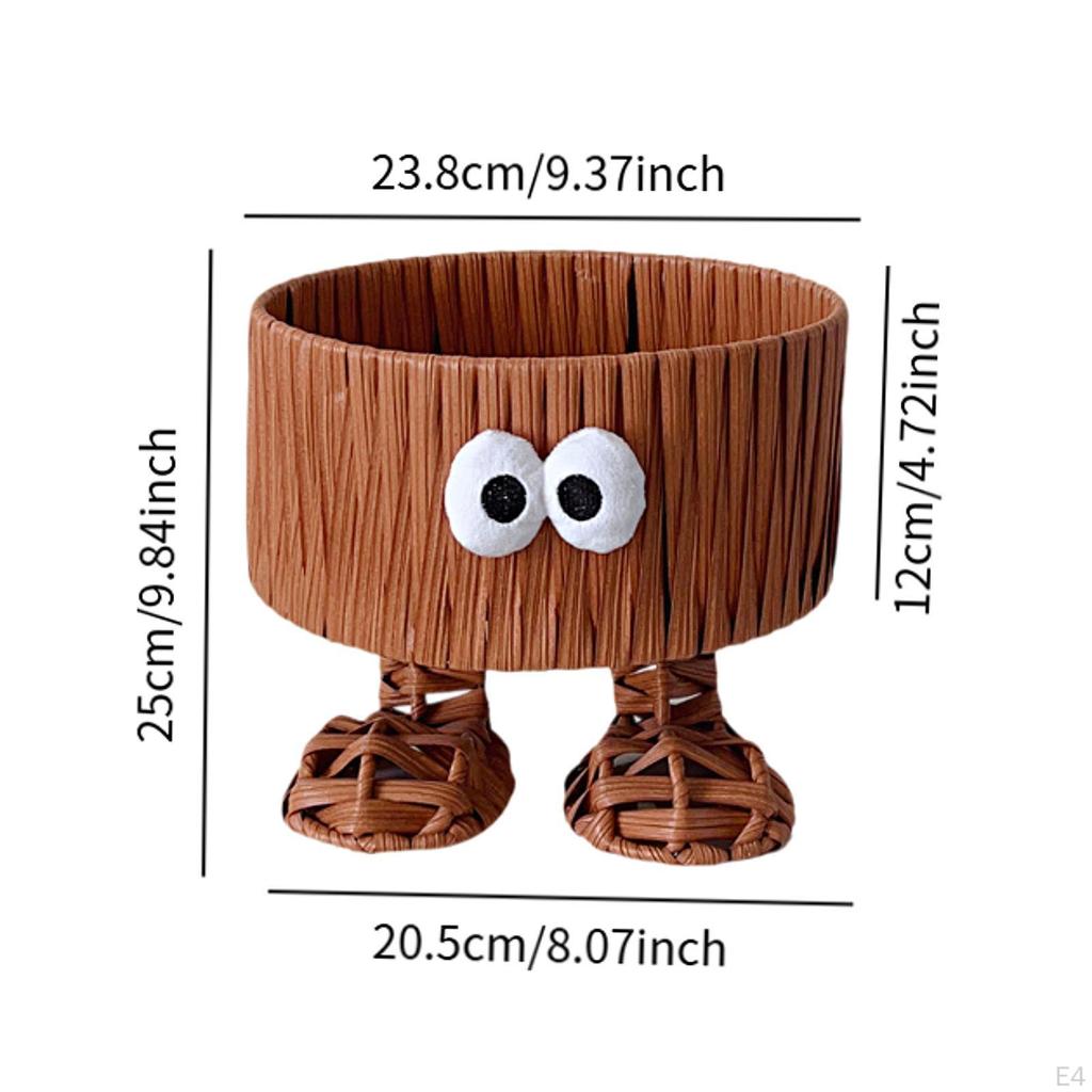 Home Decor Storage Basket for Cookies And Pastries with Imitation Rattan