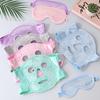 Ice Eye Mask And Face Mask Hot Cold Compress for Puffy Eyes Dry Eyes Migraines Toothaches Redness Relief Double-Sided Gel Beads Reusable Therapy Skin