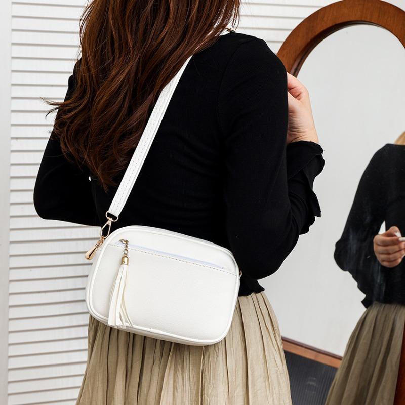 Trend women's bags New solid color messenger bags Women's small bags Women's shoulder bags Small square bags