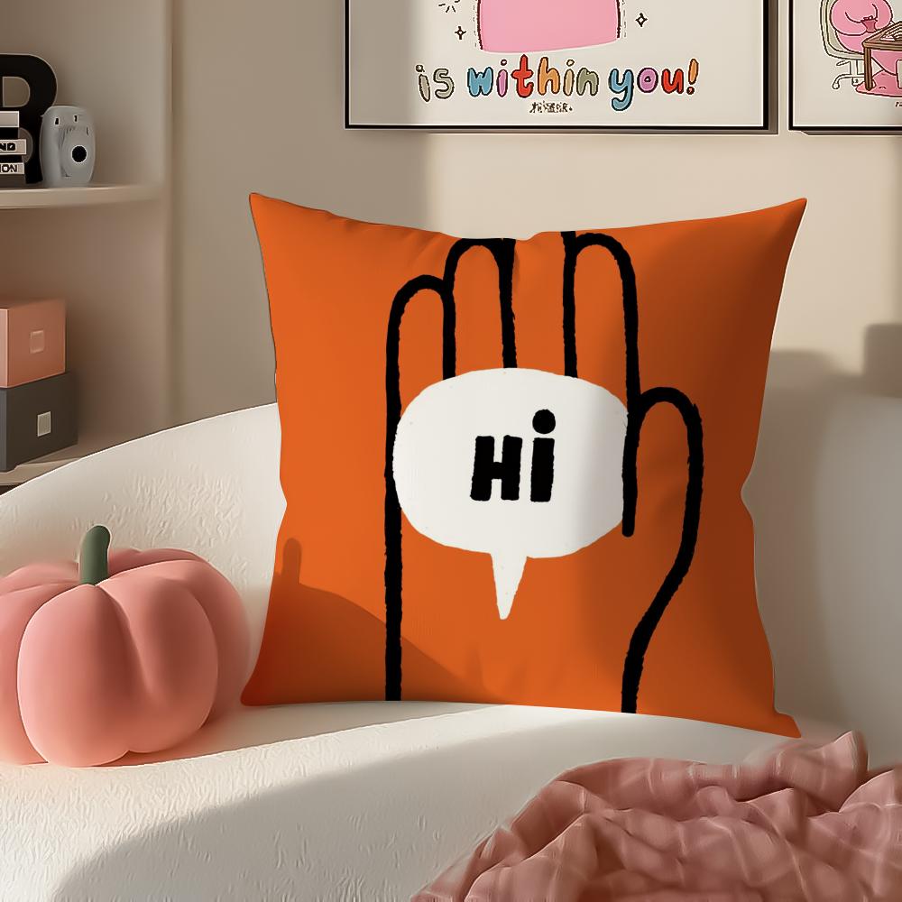 

Fashion Art JJeanJullien Cushion Cover Pillowcase Short Plush Invisible zipper Room Sofa Cushion Cover 30X30cm