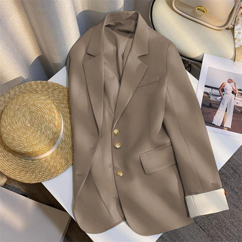 Women's Casual Suit Coat Spring New Design Sense Coat Korean Temperament Ladies Small Suit Multi-color Optional