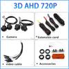 3D Car 360 Panoramic Camera 8K AHD 1080P 720P 4 Pieces Square Cameras For Android Radio 360APP  SN307 WDR 2053 Sensor