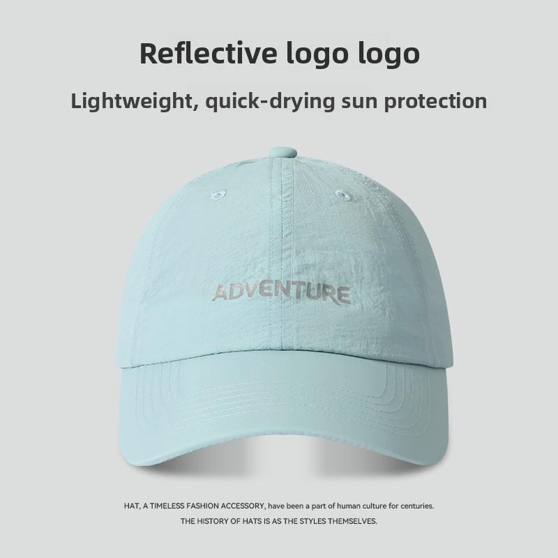 Spring Summer Unisex Polyester Breathable Adjustable Sports Baseball Cap For Outdoor Hiking And Sun Protection