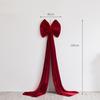 Large Red Bow Tree Topper, Christmas Bow for Tree, Hotel and Mall Decoration