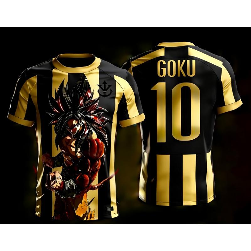 Fashion 2026 Dragon Ball Official 3D Print Goku 10# Football Jersey