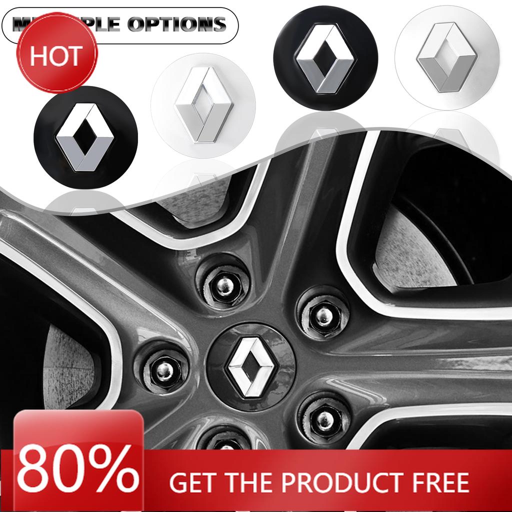 2026 Heiß Für Renault Radkappen 4 Stück 56mm/60mm Auto Radnabendeckel Logo Nabenemblem Felgenabdeckung Für Renault RS Clio Megane 2 3 4 Kappe