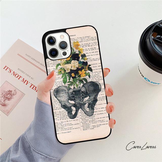 Medical Human Organs Brain Kidney Art Phone Case Back Cover for iPhone 17 Air 16 15 14 13 11 12 Pro Max Plus Coque