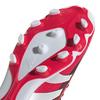 Adidas Predator Pro Soccer Unisex Lucid Black Size HG/AG Cleats, Adult, NLH38, Red/Footwear White/Core (ID3825), 27.5cm