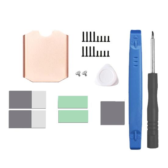 1Pc/Set Copper Heatsink Kit with Thermal Conductive Adhesive Tape Screw Tools TN80/42/30 M.2 NVMe 2280 2242 2230 SSD Radiator Solid State Drives