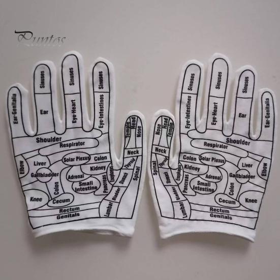 Zestaw rękawic do akupunktury Rękawice do masażu refleksologicznego dłoni z różdżką do masażu akupresurowego Narzędzia do pielęgnacji dłoni Poprawiają zdrowie Złagodzą zmęczenie Prezent dla rodziców