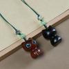 Pendant Sandalwood Key Chain Chinese Style Key Chain Strap Creative Mobile Phone Ring  Decoration
