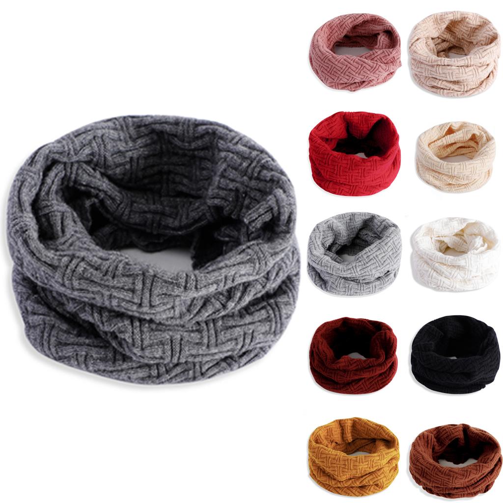 Unisex Fashionable Cashmere Scarf Cover For Cycling, Warm Neck, Thickened Neck Cover