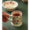 Christmas Creative Retro Ceramic Mugs Christmas Theme Coffee Mug Breakfast Milk Juice Water Tea Cups Household Drinkware Gifts