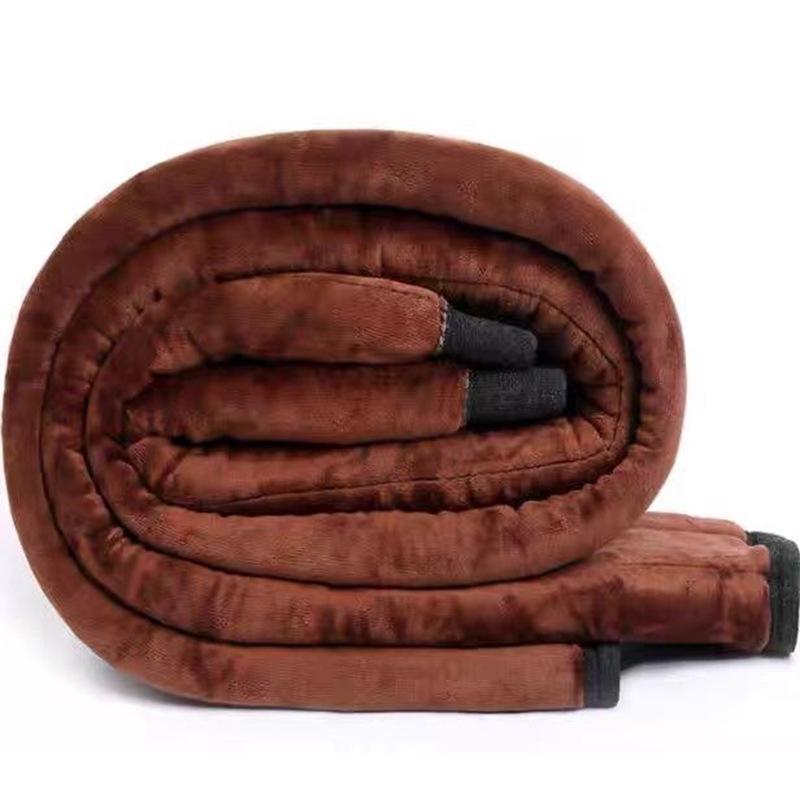 Thickened High-Waisted Warm Camel Pants for Women, Plus Size, Three-Layer, Winter Wear