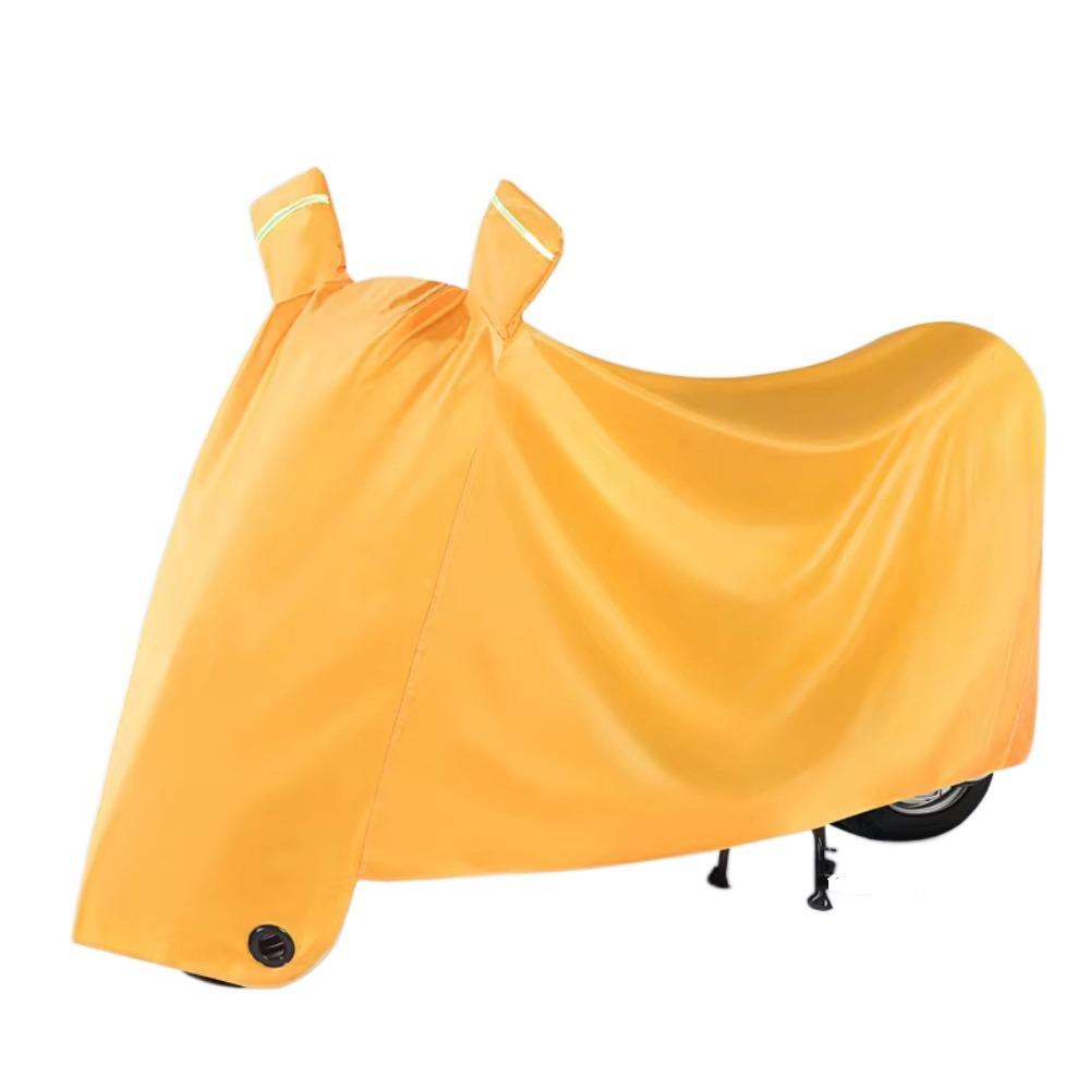 

Водонепроницаемый чехол для электромобиля, одноместный, двухместный, велосипедный дождевик, костюм для велосипедов XL жёлтый