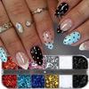 Y2K Cute Nail Flakes Kawaii Nail Charm Supplies 12 Grids Nail Sequins  DIY