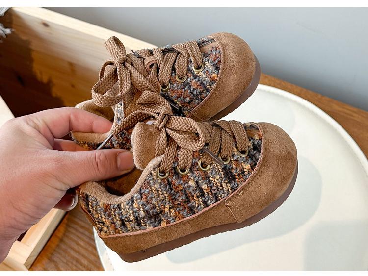 2025 Herbst/Winter Niedliche Koreanische Style Kinder Brotschuhe - Weiche, Bequeme, Haftende Baumwolle Freizeitschuhe für Jungen und Mädchen.