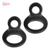 2/5pcs New Multi-purpose O-ring Tie Down Buckle With Hook Black Down Anchor Anchor Hook Strap For Vehicle Truck Bicycle