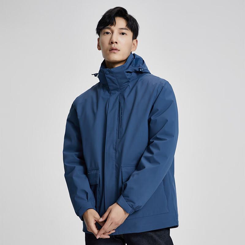 FENGXUN Winter 3-in-1 Outdoor-Jacke für Paare mit herausnehmbarem Daunen-Innenfutter