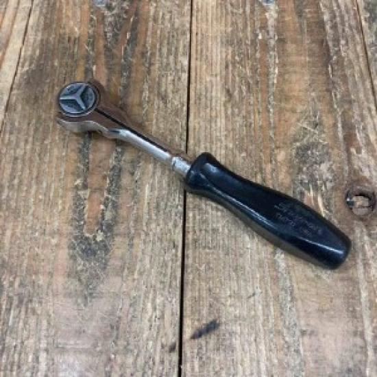 Snap On 3/8" Hard Ratchet handle TM737 Used BLK