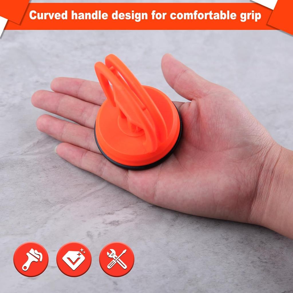 2PCS Dent Puller Kit 2.25" Dent Remover Small Dent Puller Suction Cup Powerful Dent Remover Tool Professional Dent Repair Screen Glass Tiles and